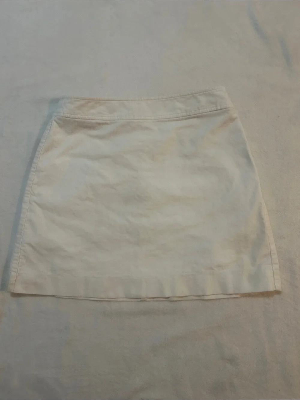 J. Crew Women’s Skirt White Corduroy - Size 6